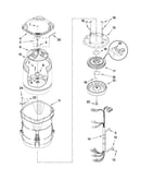 Motor, basket and tub parts