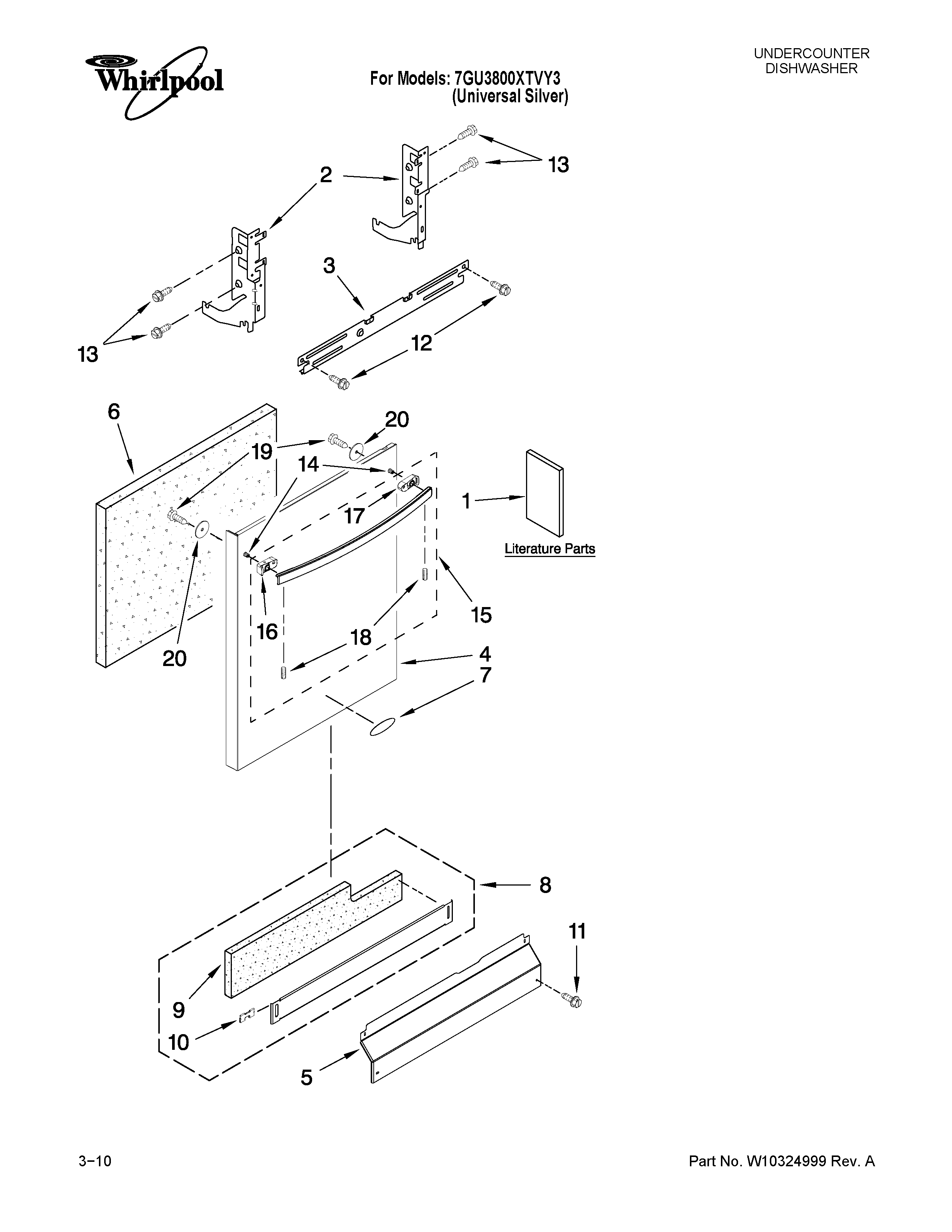 Door and panel parts