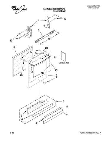 Door and panel parts