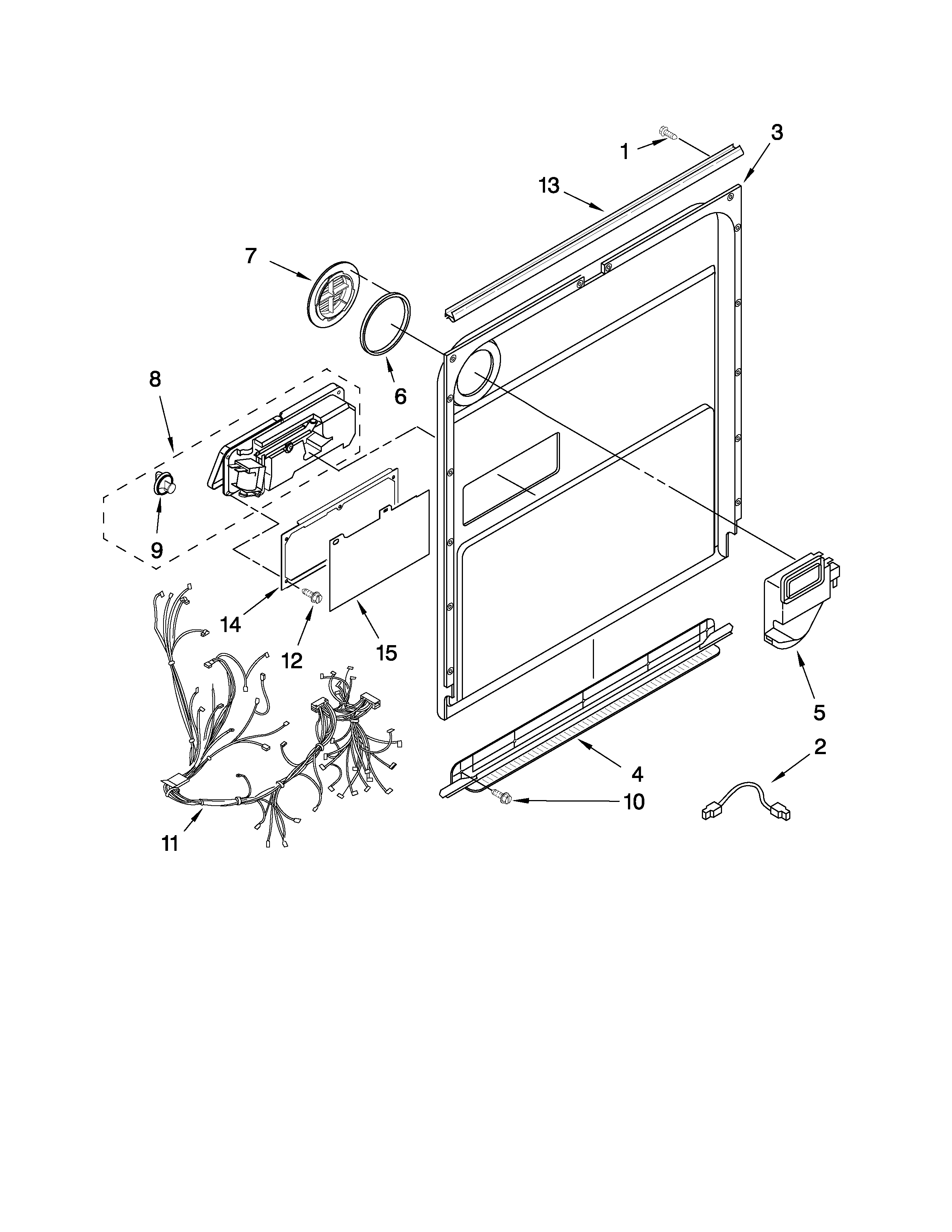 Inner door parts