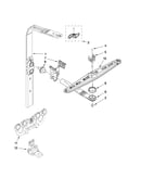 Upper wash and rinse parts