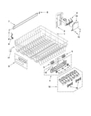 Upper rack and track parts