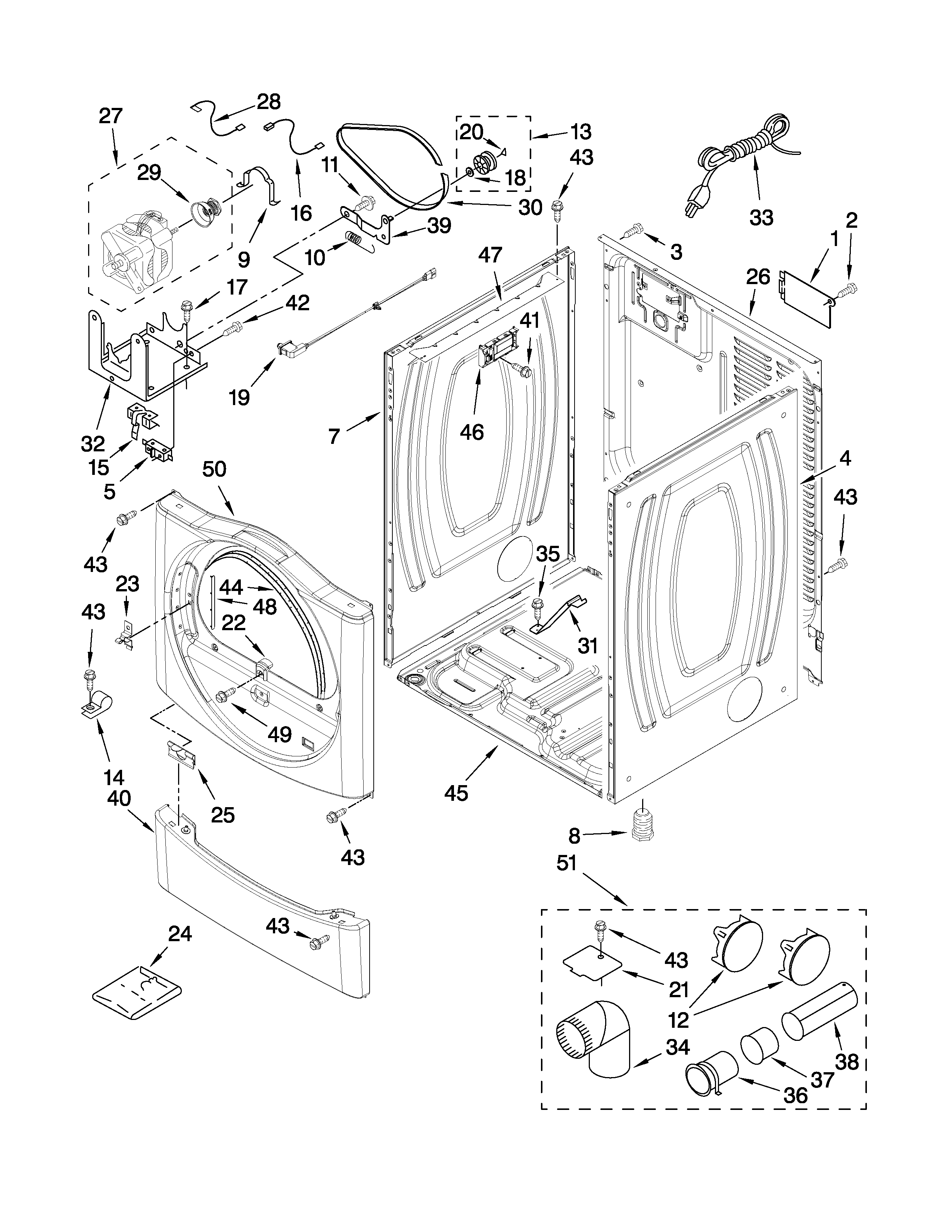 Cabinet parts