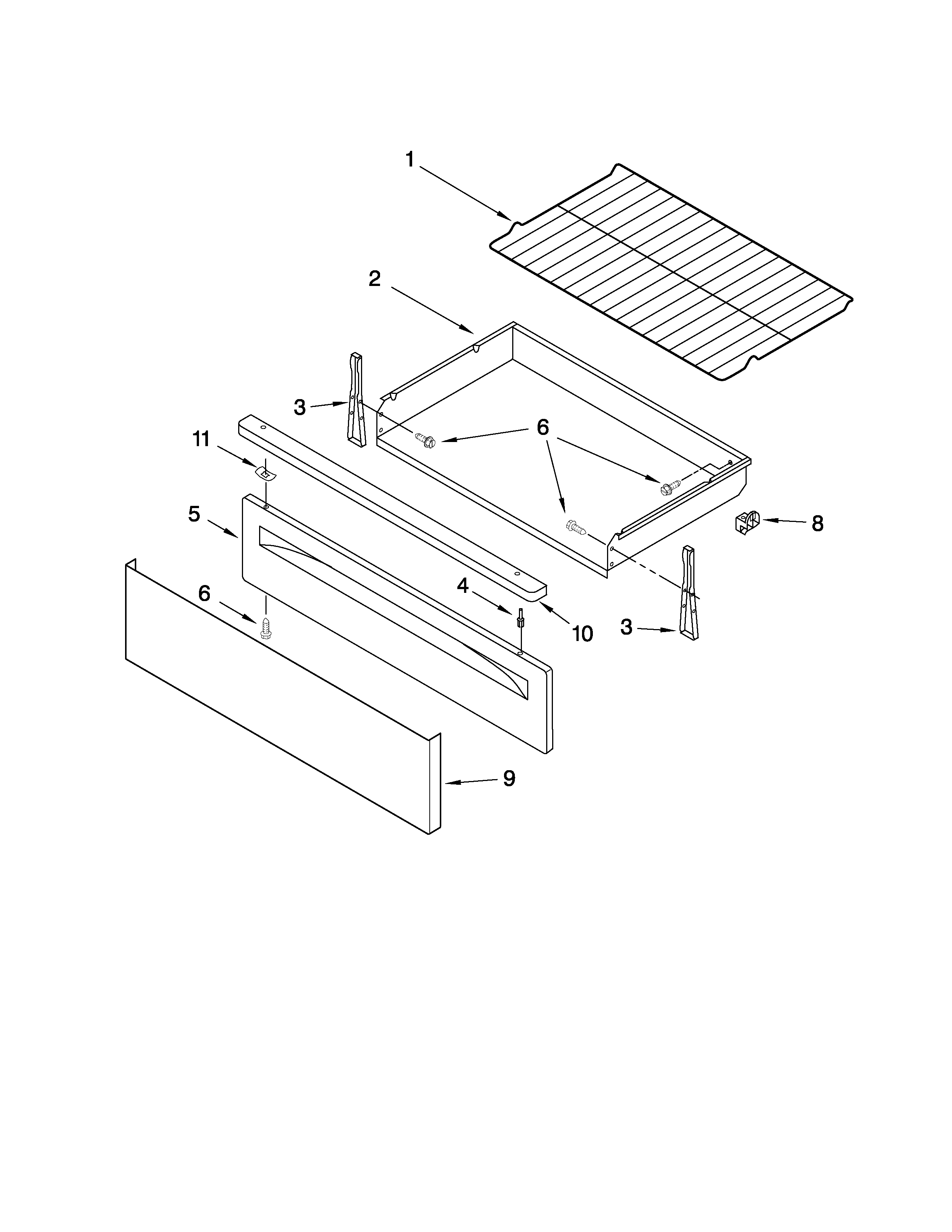 DRAWER & BROILER PARTS