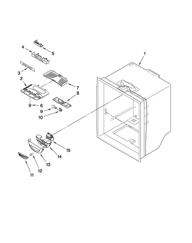 Refrigerator liner parts