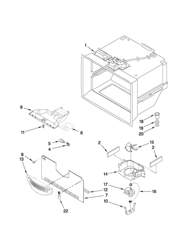 Freezer liner parts