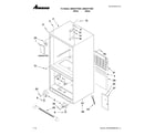 Amana ABB2227VEW2 cabinet parts diagram