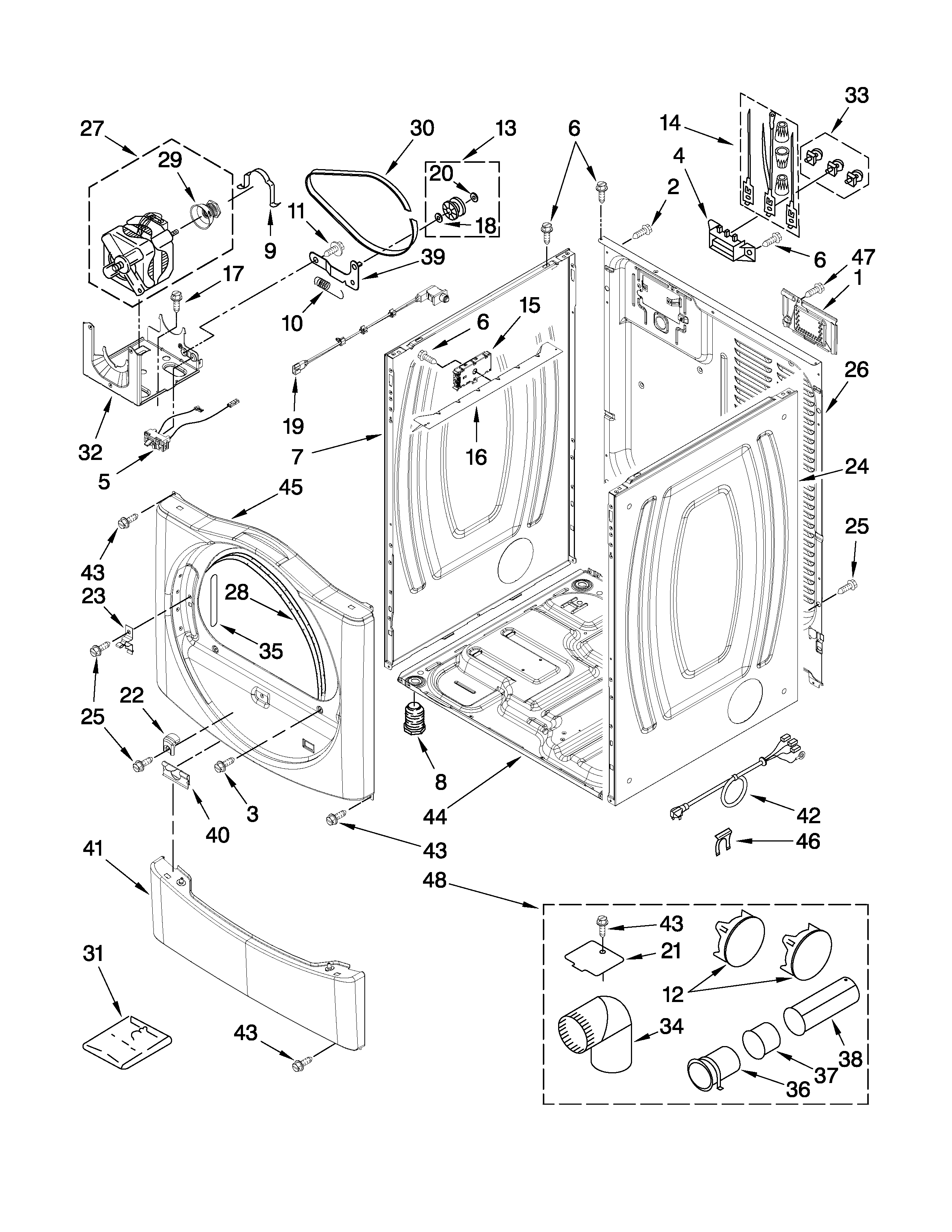 Cabinet parts