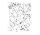 Maytag YMEDE200XW0 bulkhead parts diagram