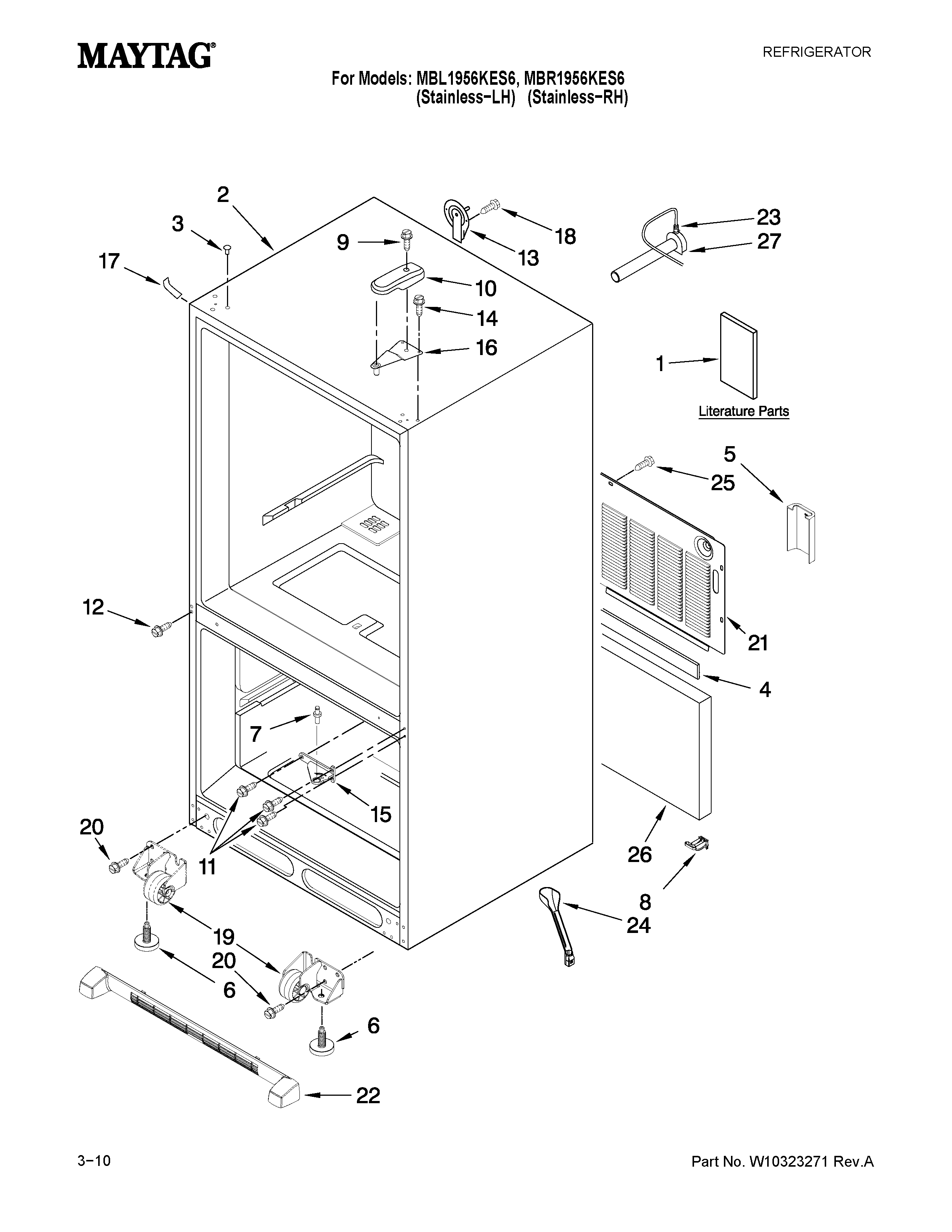 CABINET PARTS