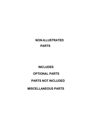 Optional parts (not included)