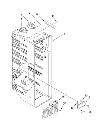 Refrigerator liner parts