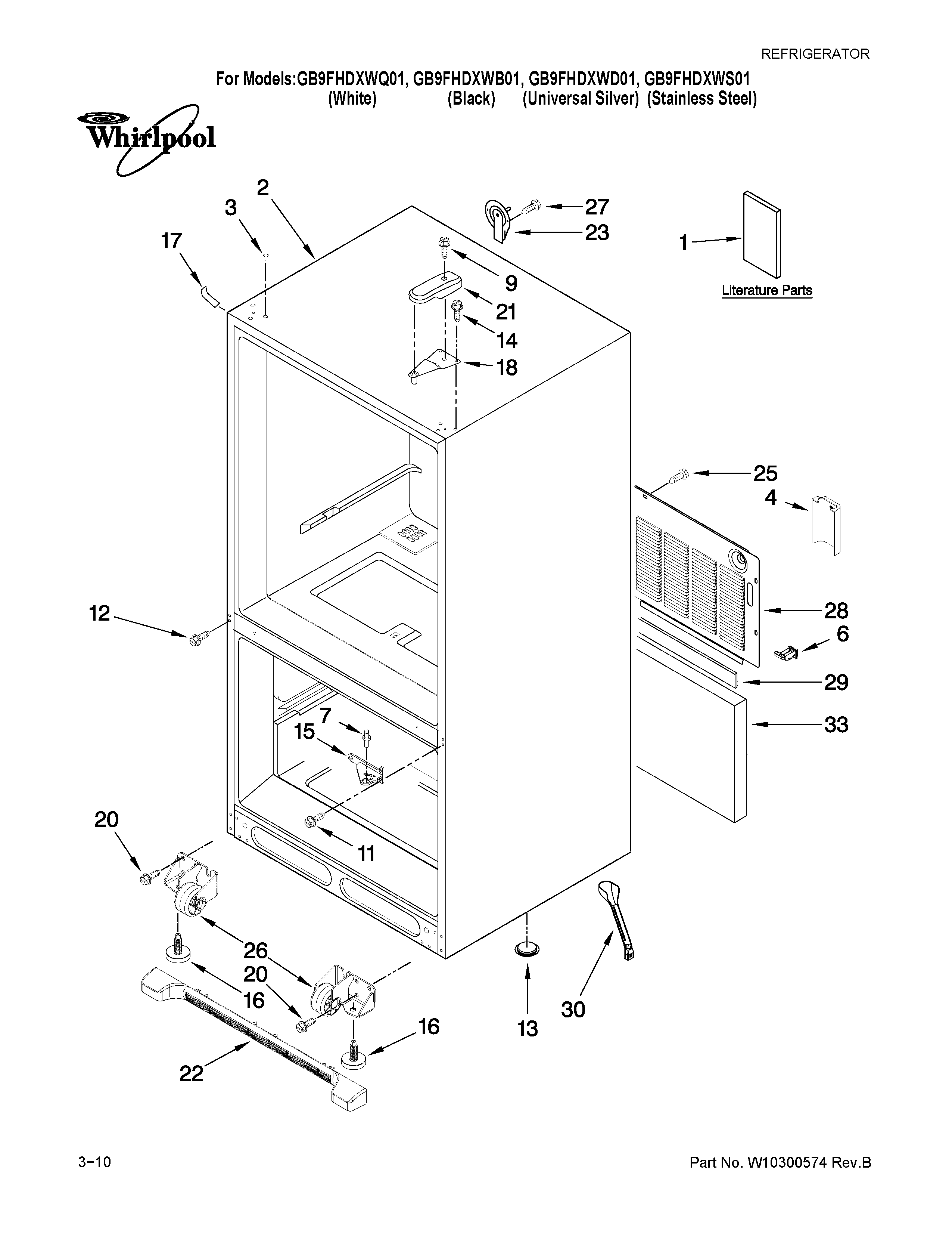 Cabinet parts