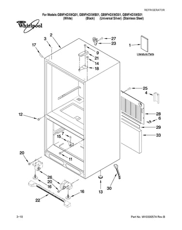 Cabinet parts