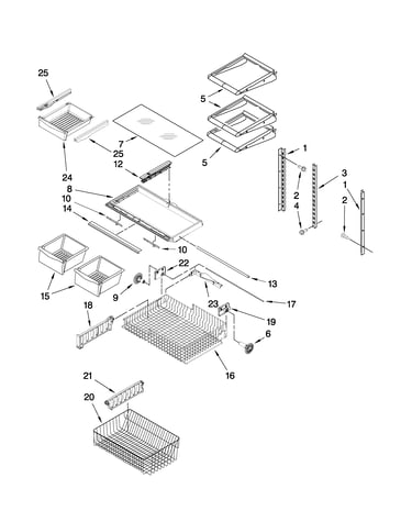 Shelf parts