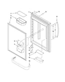 Refrigerator door parts