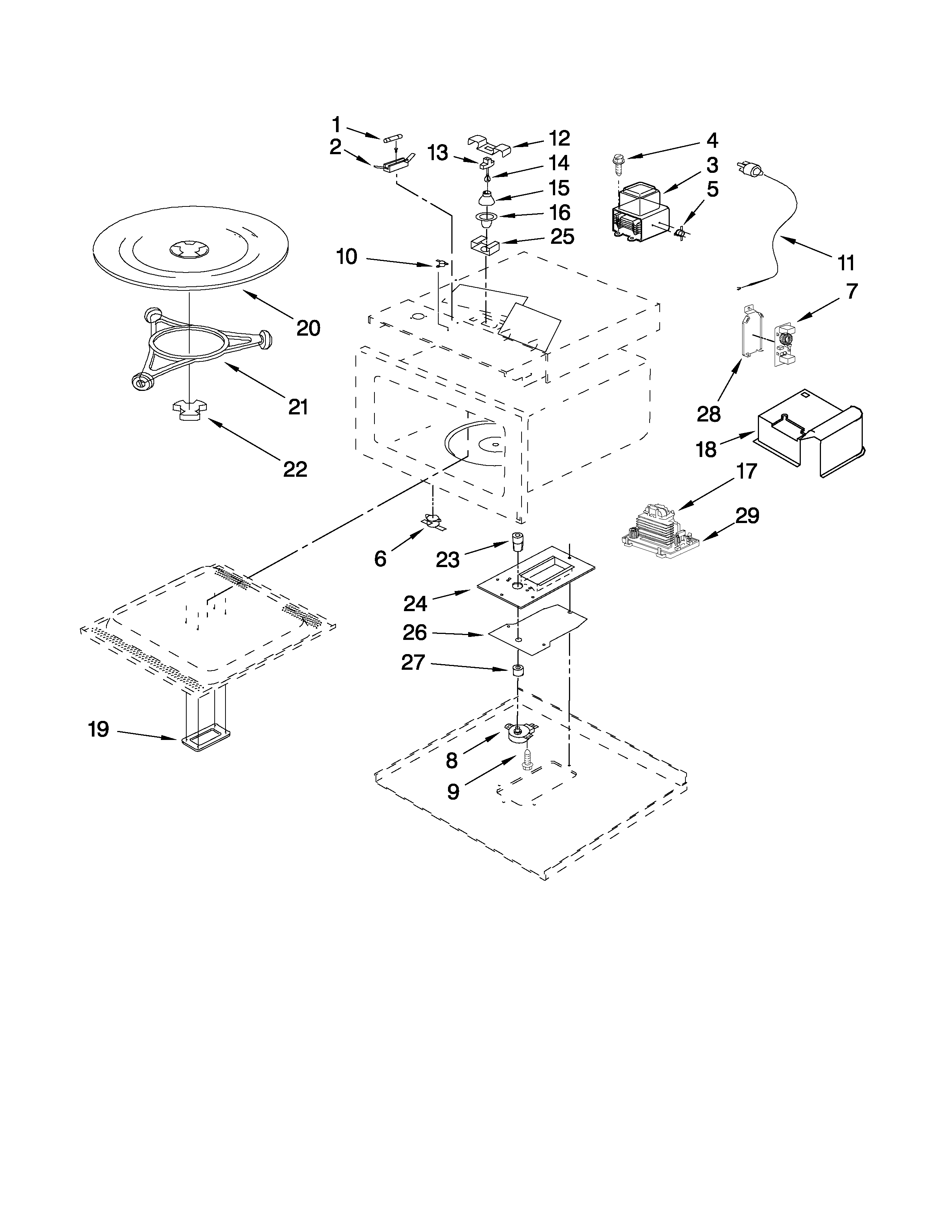 OVEN INTERIOR PARTS