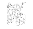 Whirlpool WGD7300XW0 bulkhead parts diagram