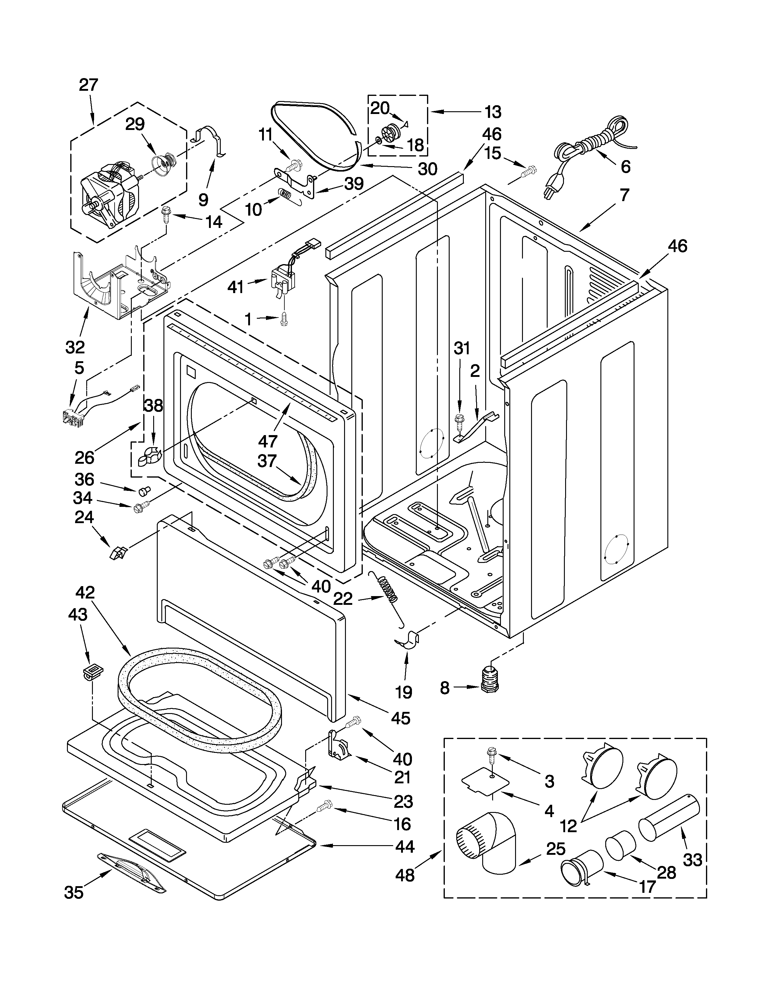 Cabinet parts