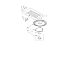 Whirlpool GMH3204XVB1 turntable parts diagram