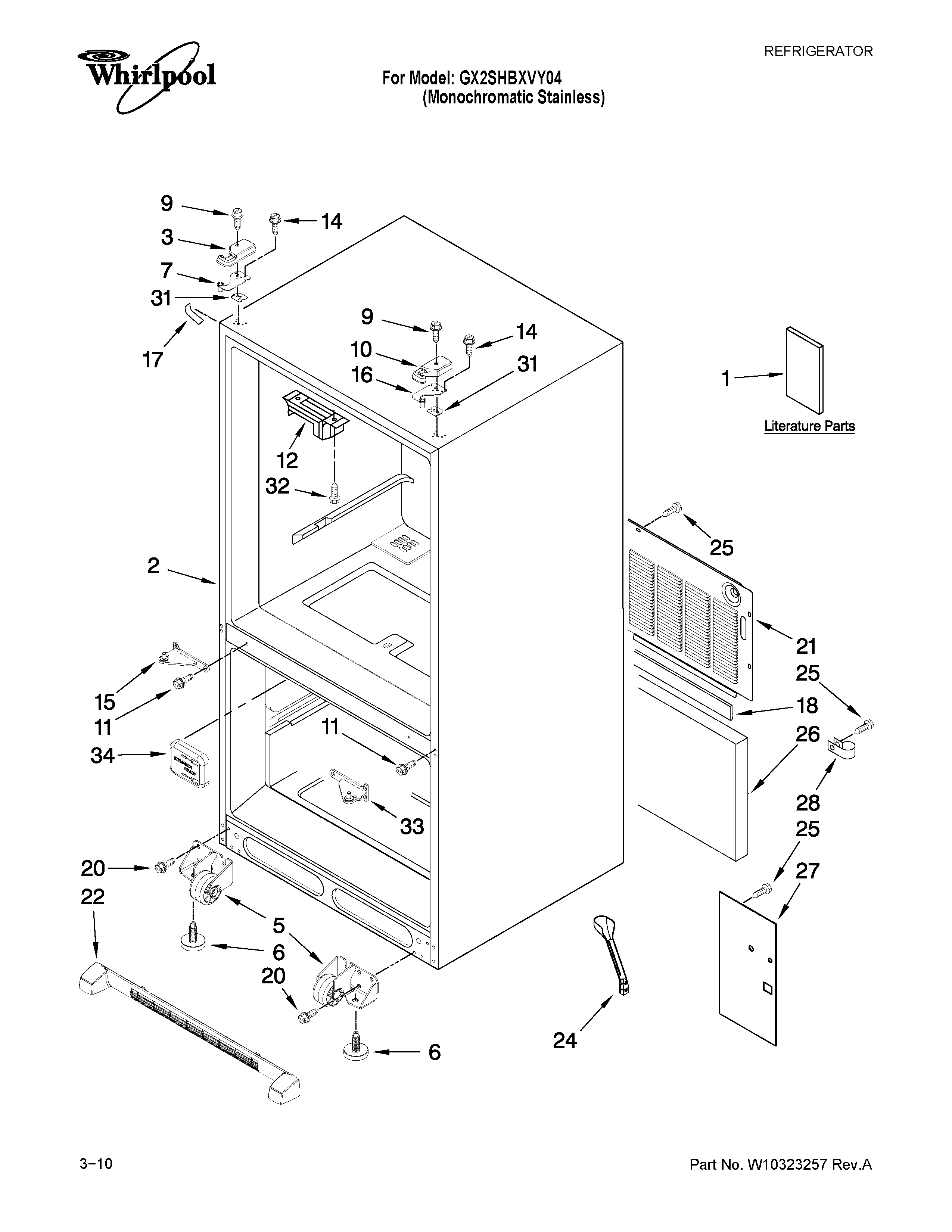 Cabinet parts