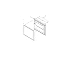 Whirlpool GB9FHDXWS03 freezer door parts diagram