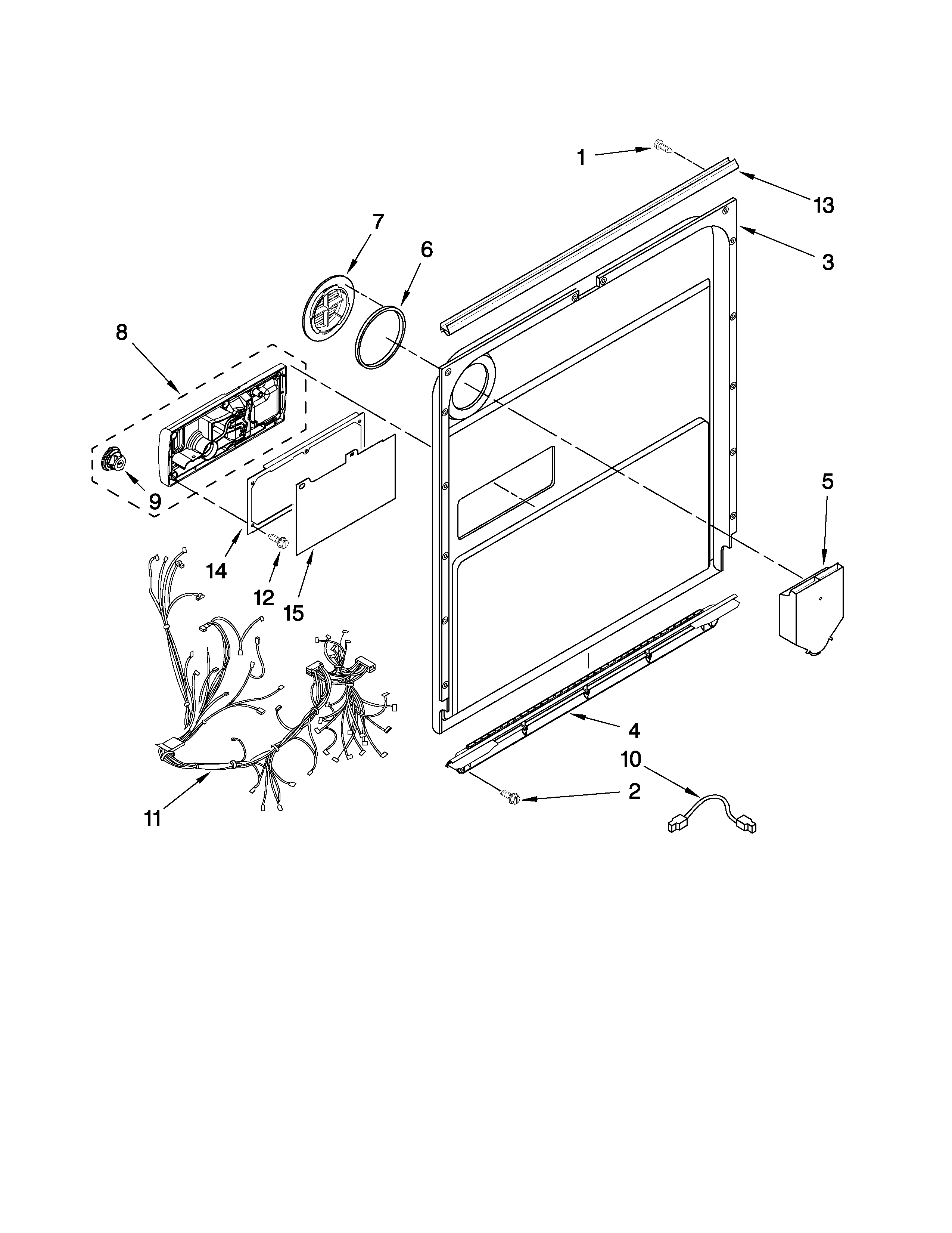 Inner door parts
