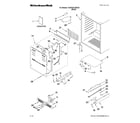 KitchenAid KUWO24LSBX03 cabinet parts diagram