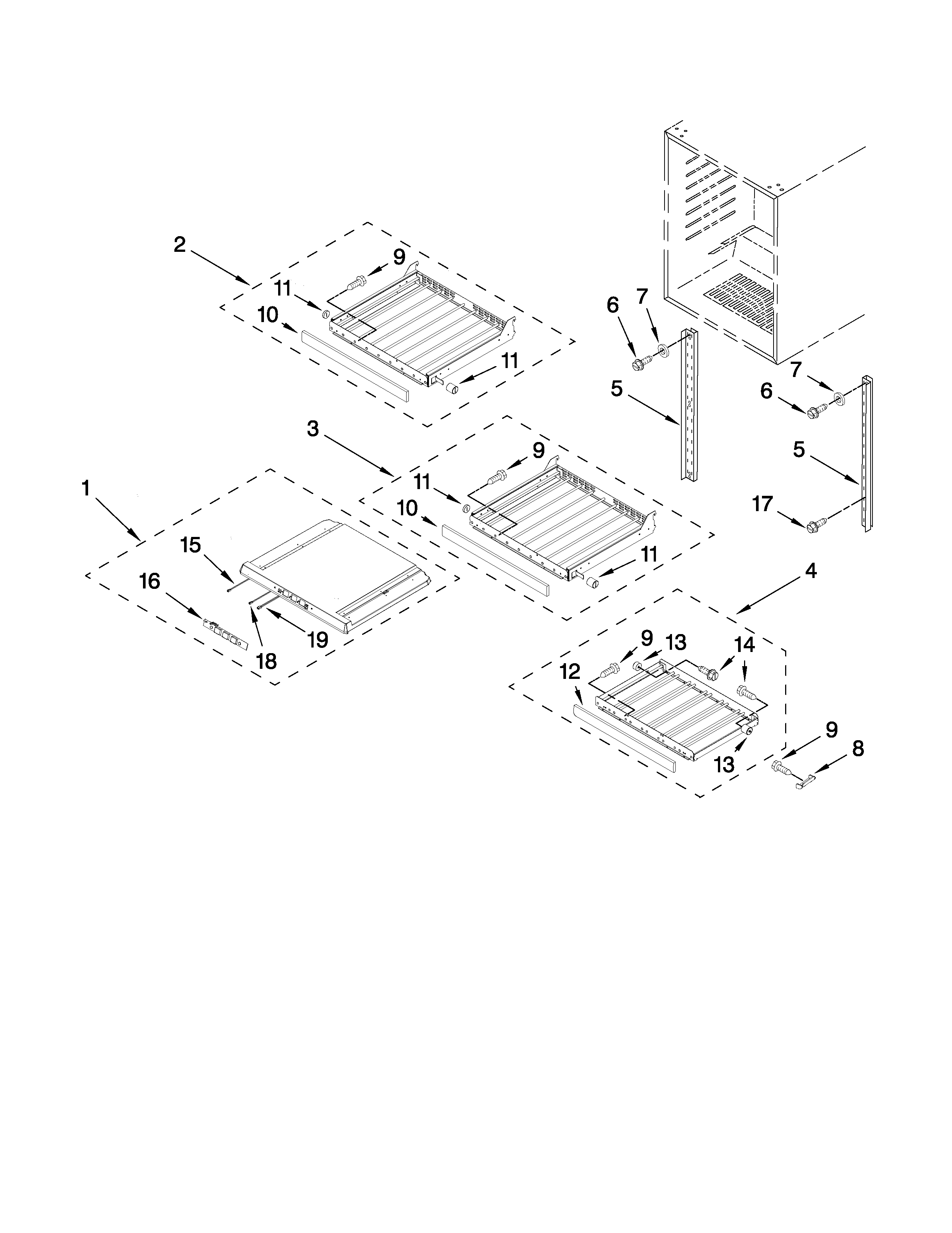 Shelf parts