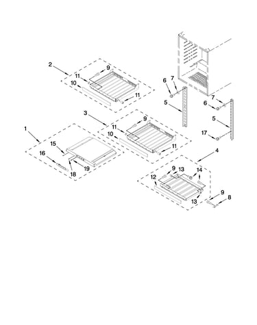 Shelf parts