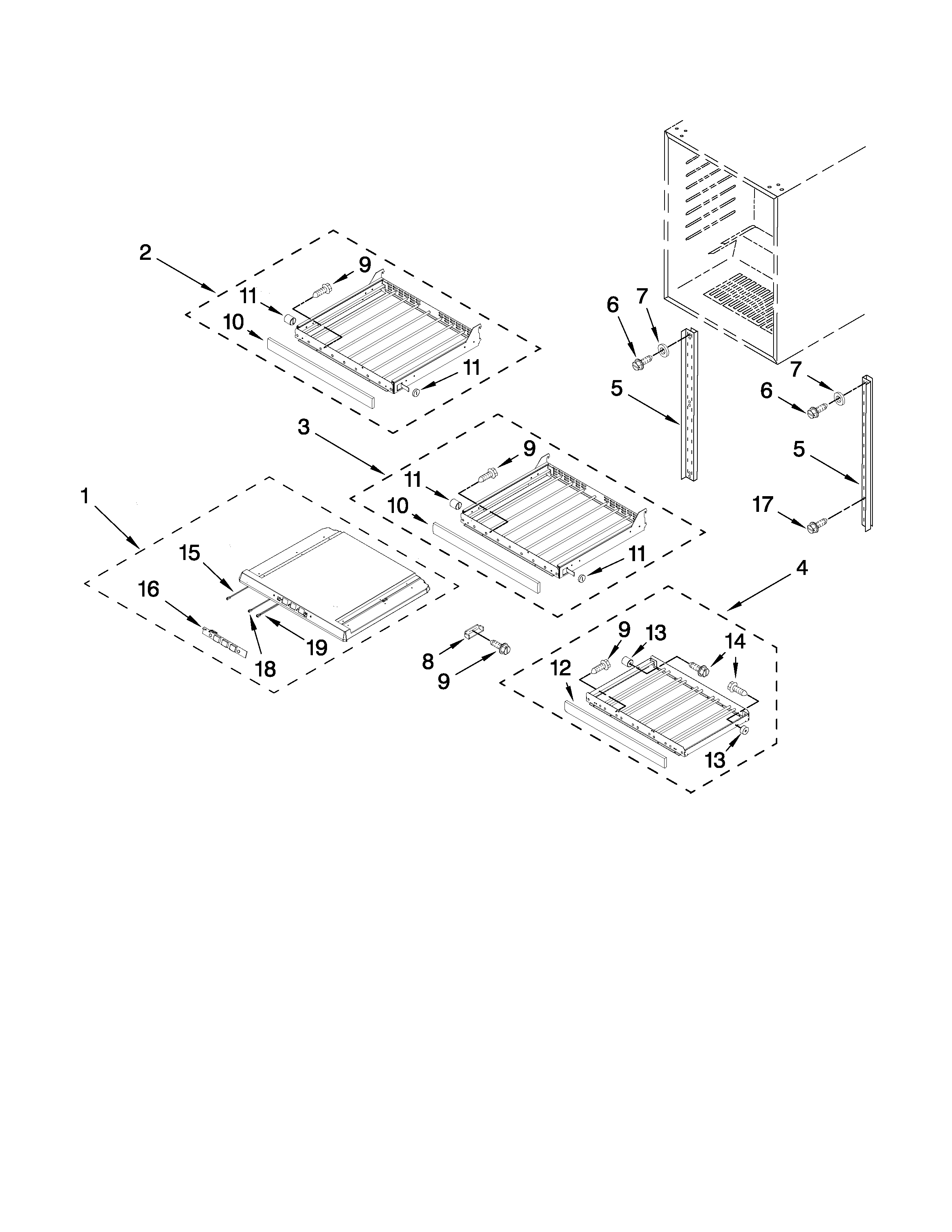 Shelf parts