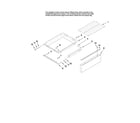 Maytag MERH865RAS16 drawer and rack parts diagram