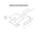 Drawer and rack parts