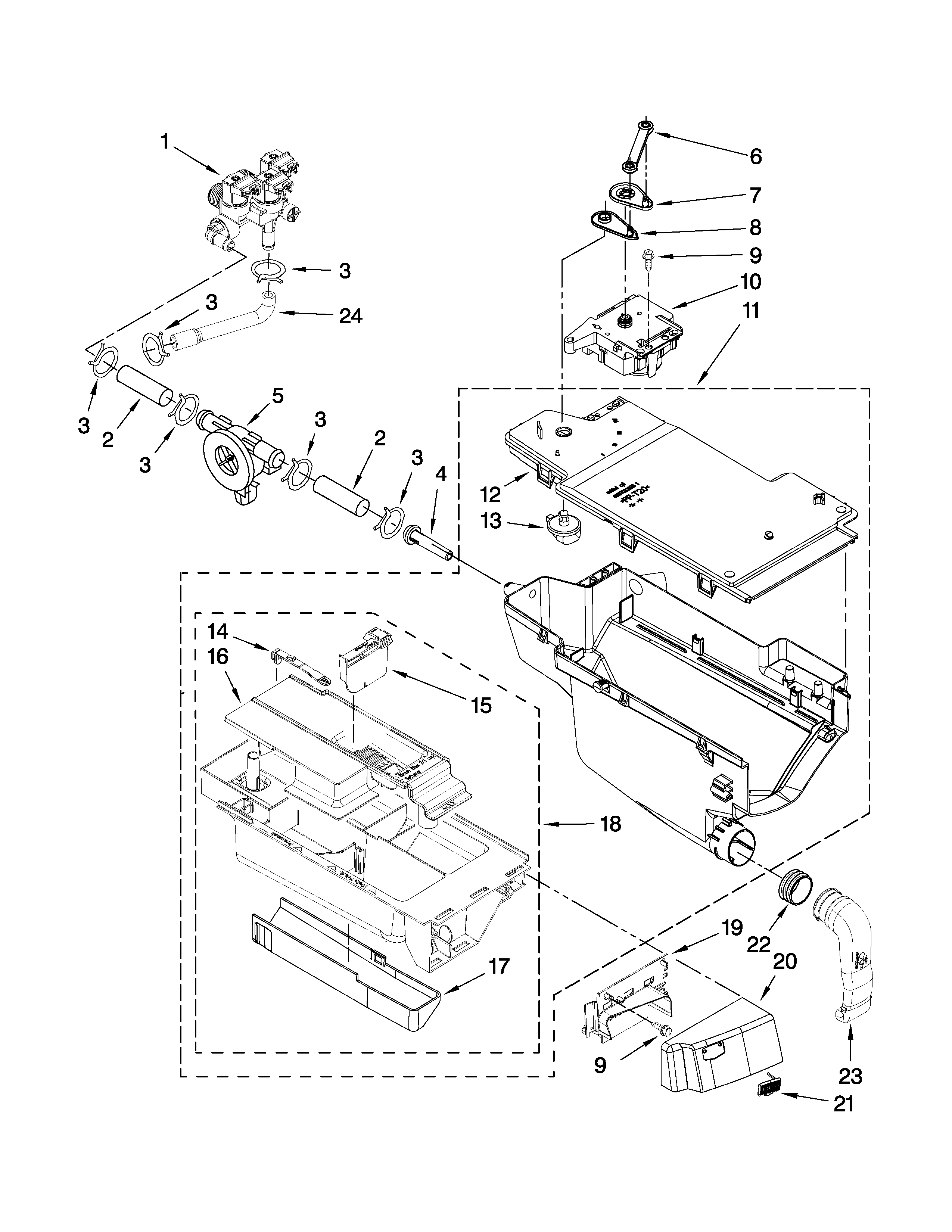 DISPENSER PARTS