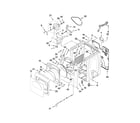 Whirlpool WGD7600XW0 cabinet parts diagram