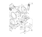 Whirlpool WGD7600XW0 bulkhead parts diagram