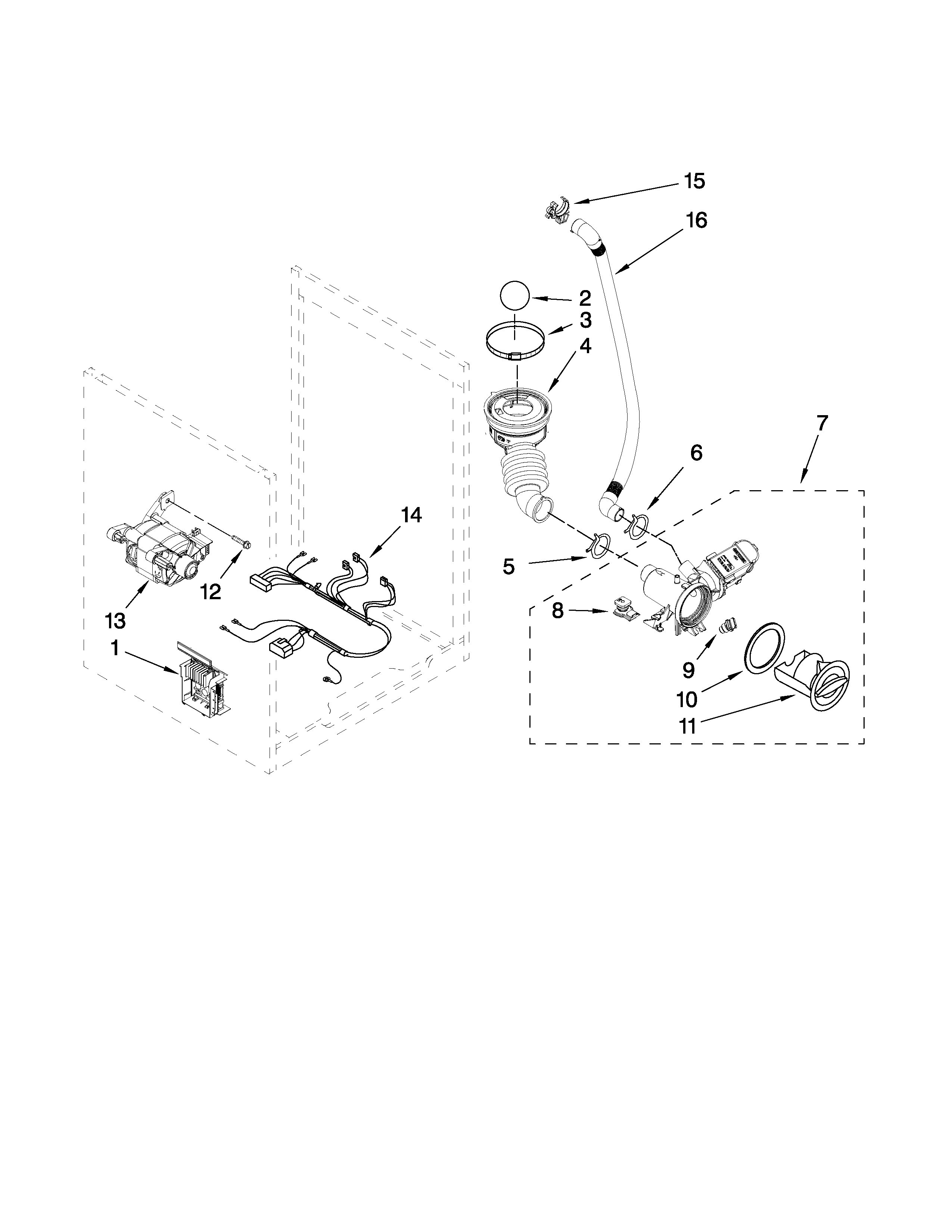 Pump and motor parts