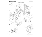 KitchenAid KURO24LSBX02 cabinet parts diagram