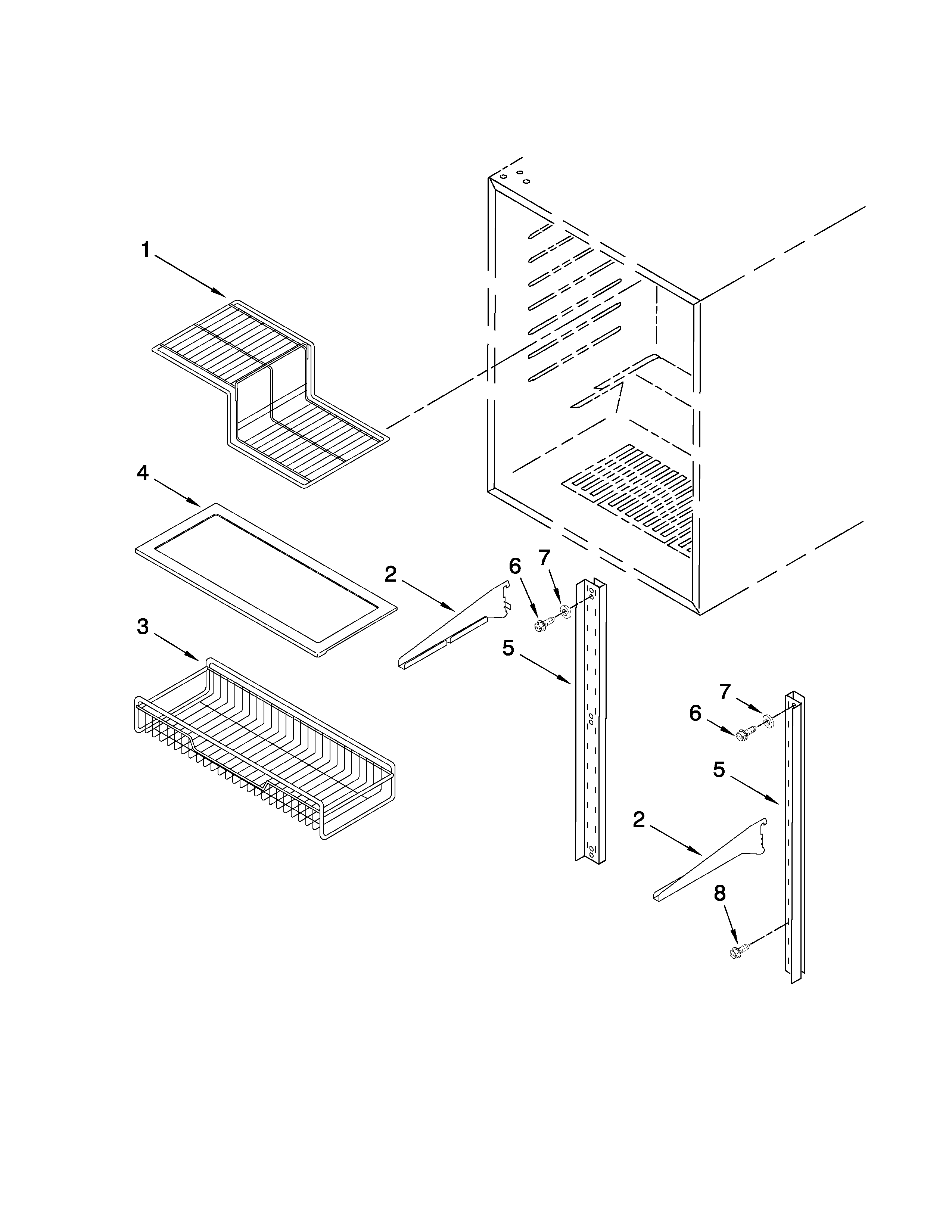 Shelf parts