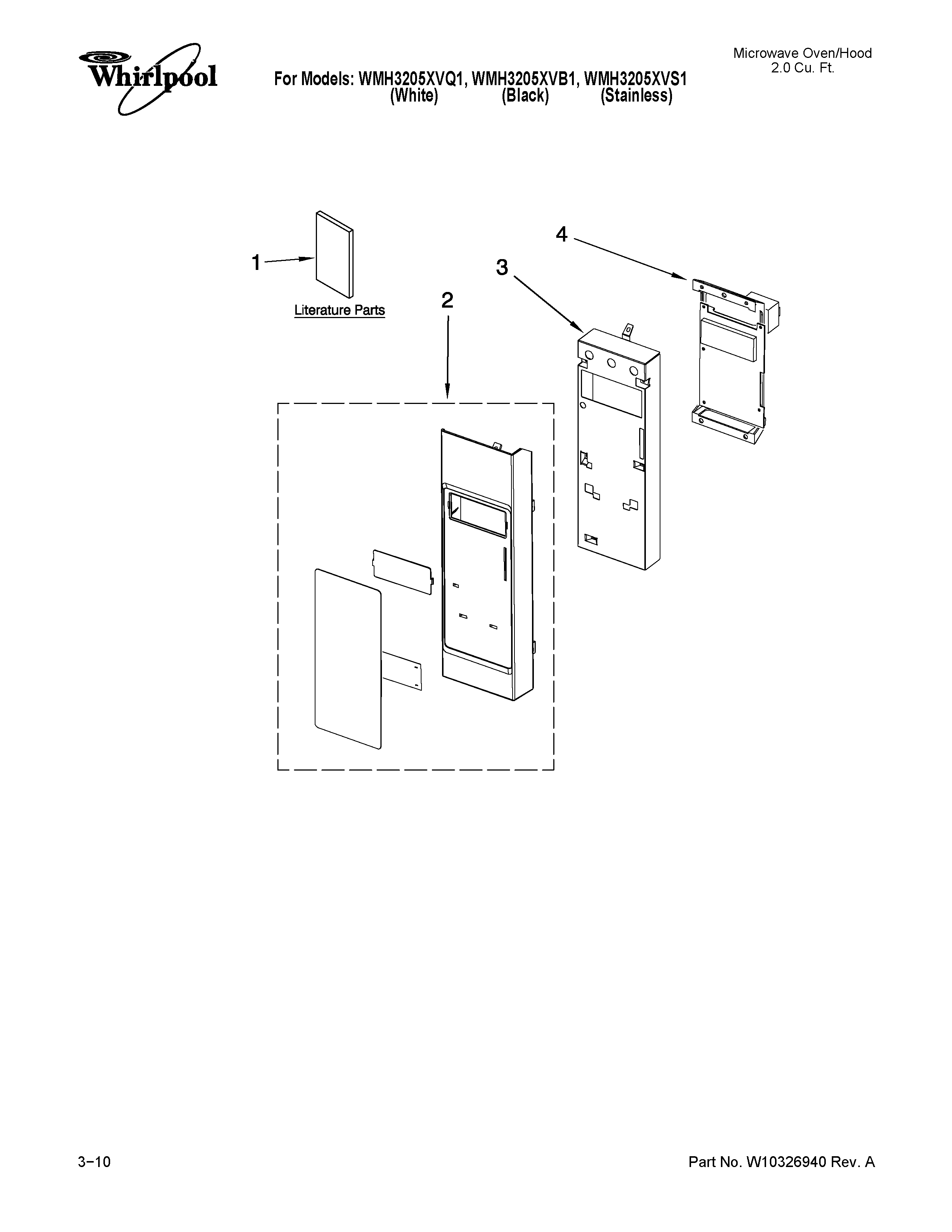 Control panel parts