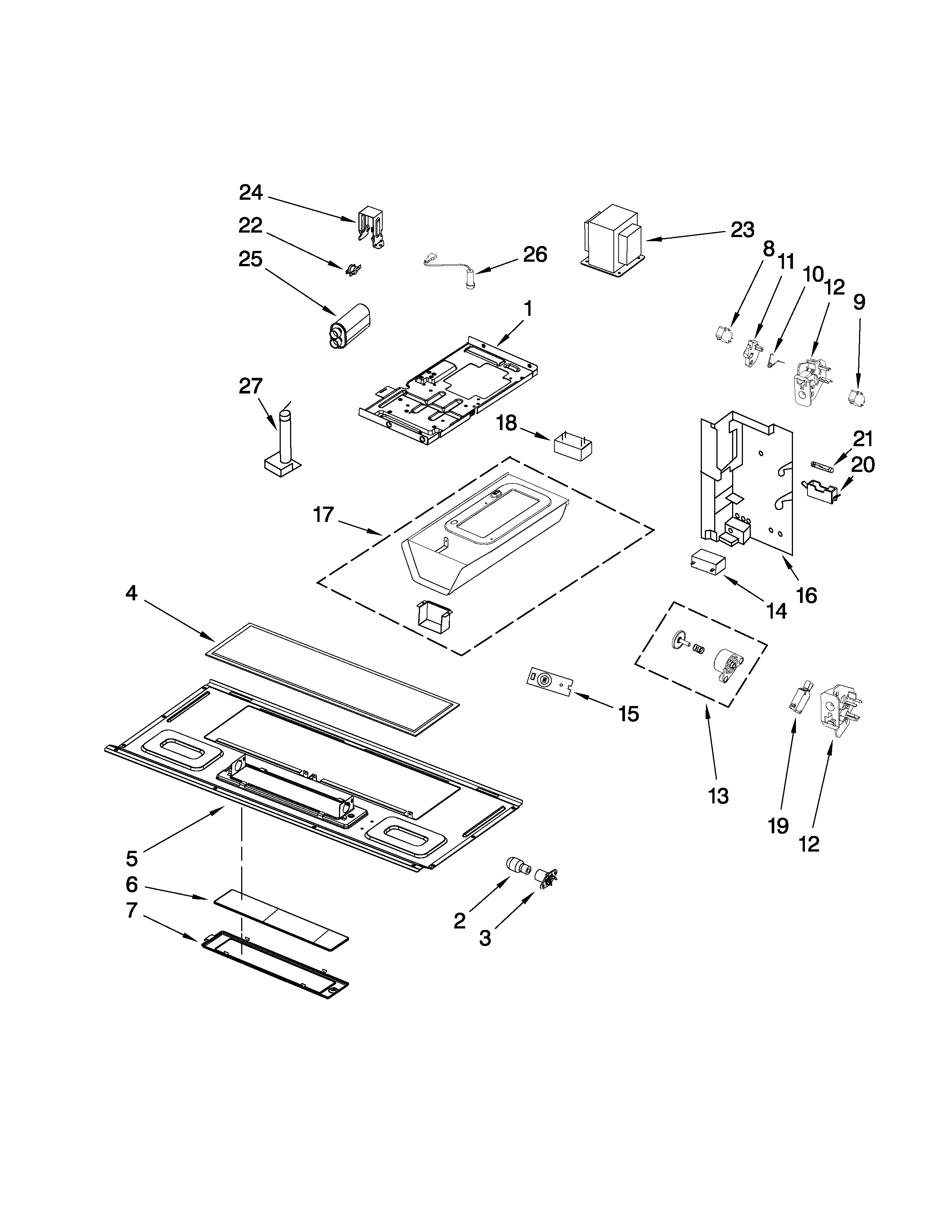 Interior and ventilation parts