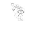 Whirlpool WMH3205XVB1 turntable parts diagram