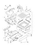 Evaporator, ice cutter grid and water parts