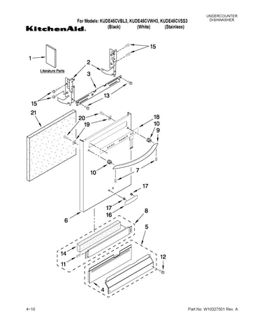 Door and panel parts