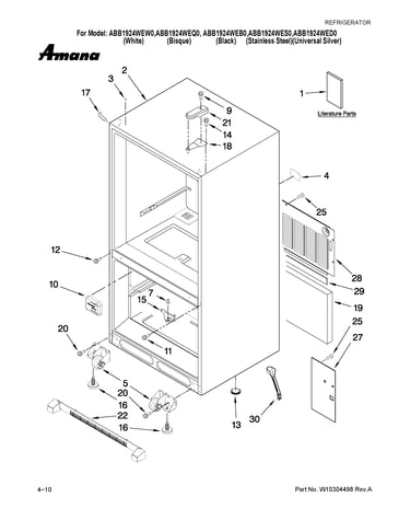 Cabinet parts