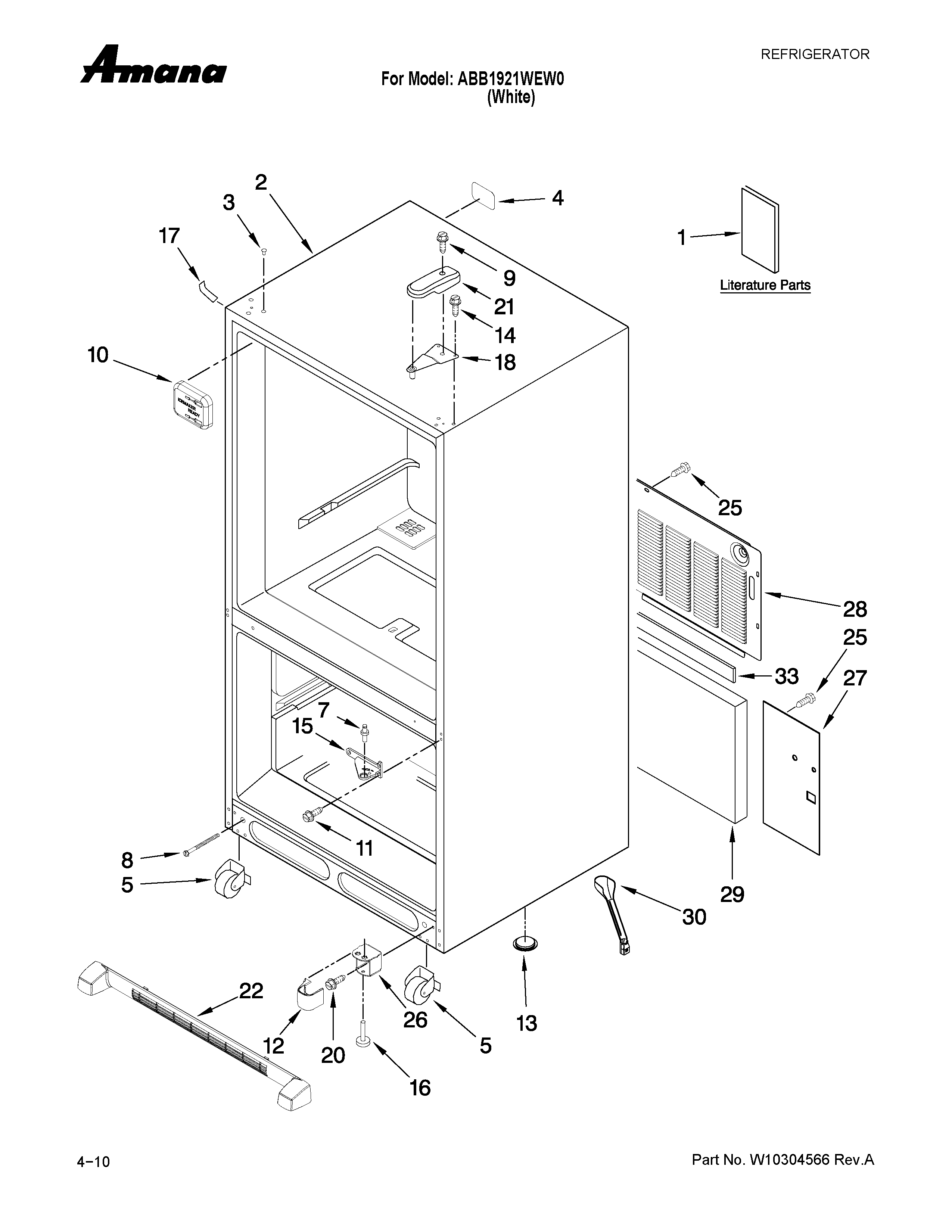 Cabinet parts