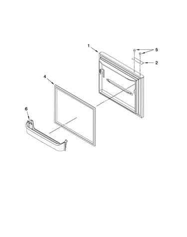 Freezer door parts