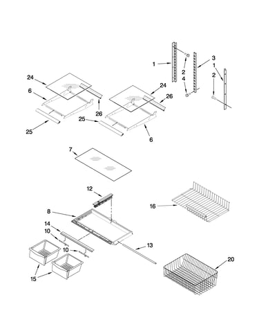 Shelf parts