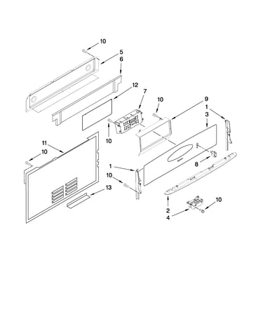 Control panel parts