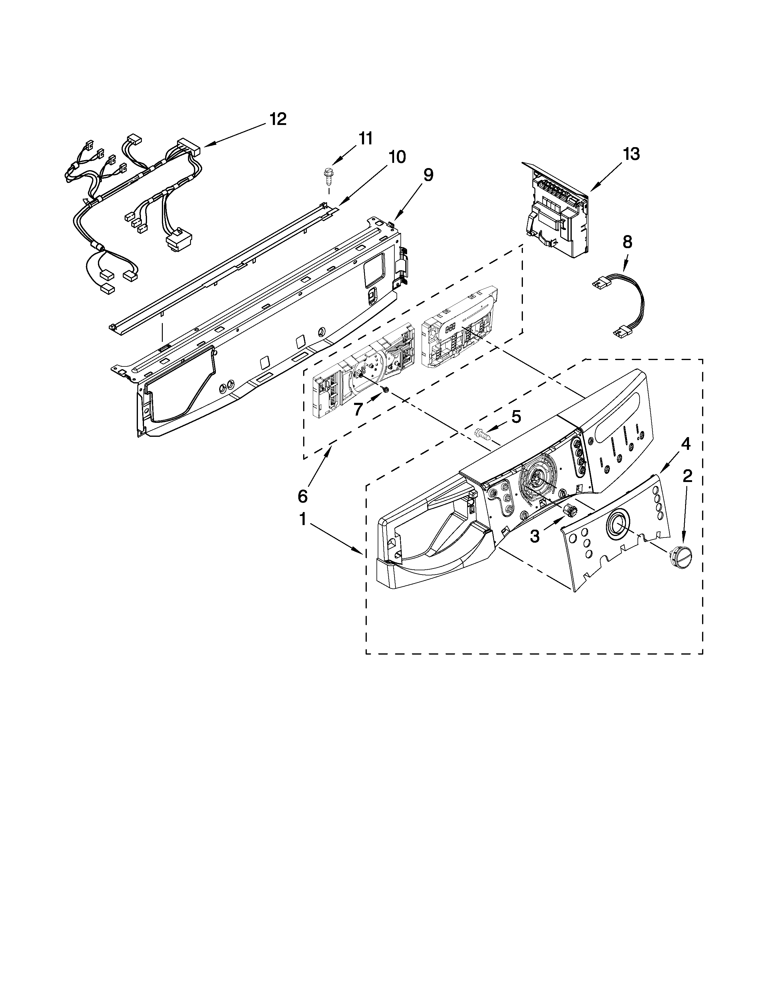 Control panel parts